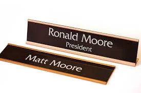 Engraved Nameplate