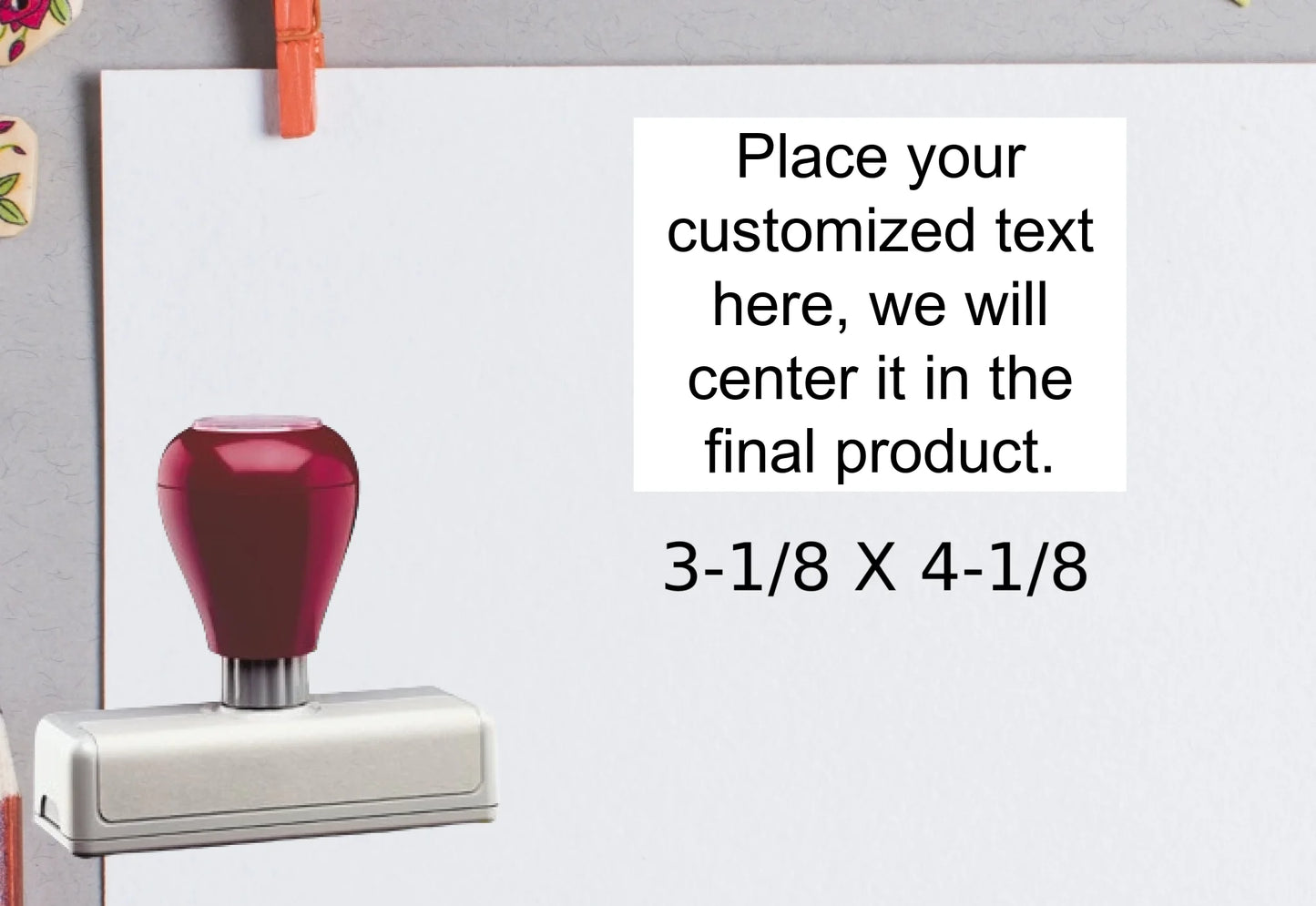blank-white-page-with-clothes-peg-surrounded-with-stationeries-gray-background
