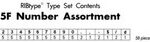 RibType FO19 - 7/64" ROMAN STYLE Figures
