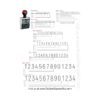 Shiny Size 5-6 Band Line Numberer 9/16" Character